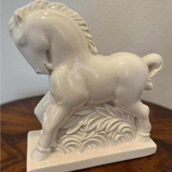 1930’s Villeroy & Boch Art Deco Ceramic Stallion Made In Germany  9” - Picture 7 of 10